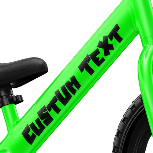 Custom text name vinyl - 2x,