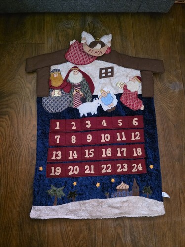 Nativity scene fabric advent - scene,