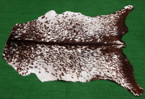 Luxury goat hide rug - hide, on
