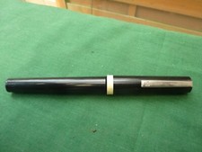 VINTAGE OSMIROID FOUNTAIN PEN - BLACK BODY, FINE STRAIGHT NIB