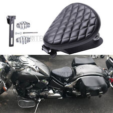 For Harley Sportster Iron 883 XL 1200 48 Bobber Solo Seat 3" Spring Base Saddle