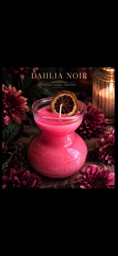 Dahlia noir candle dark - dahlia,