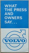 VOLVO 122 & P1800 Car UK Press