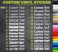 Personalised Name Vinyl