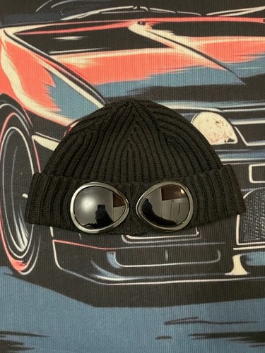 Company black goggle beanie - cp,