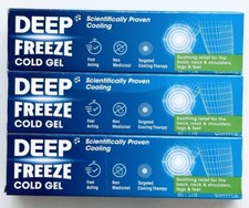 3 X Deep Freeze Cold Gel