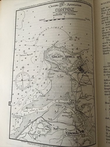 Vintage sea chart nautical - /,