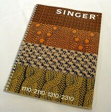 SINGER KNITTING MACHINE USER MANUAL NOTICE