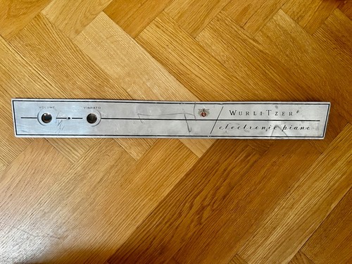 Wurlitzer 200 series faceplate - wurlitzer,