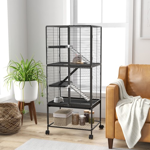 Rolling chinchilla cage - cage,, small