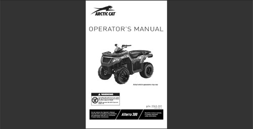 2023 artic cat - 300, atv