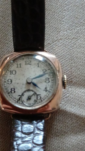 9ct rose gold ladies watch - watch, art