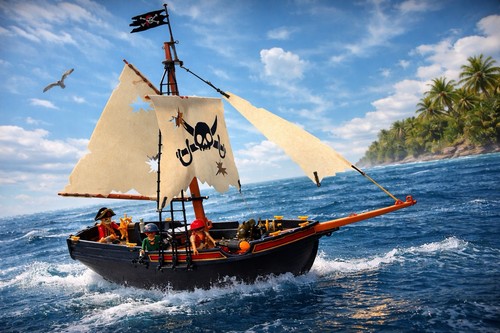 Playmobile pirate ship - pirate, 5810