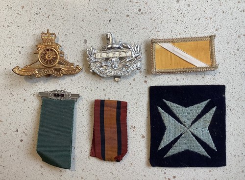 Vintage medal ribbon patches - medal,