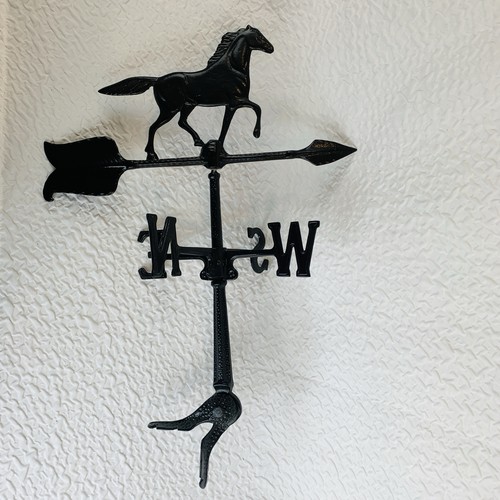 Cast aluminum running horse - aluminum,