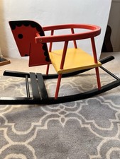 Vintage Wooden Rocking Horse