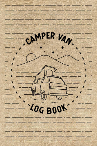 Camper van log book camping - log, book: