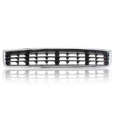 FOR AUDI A4 B6 2001-2005 FRONT BUMPER LOWER CENTER MESH GRILL W/ CHROME TRIM