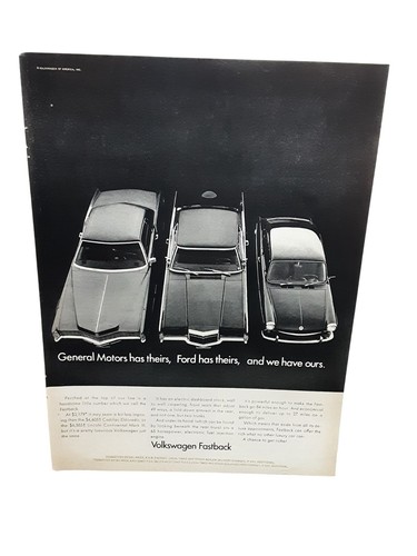 1968 volkswagen fastback - fastback, ad