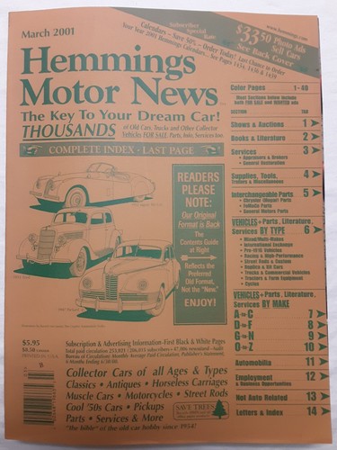 Hemmings motor news mag - motor, mar