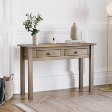 2 Drawer Console Table Solid