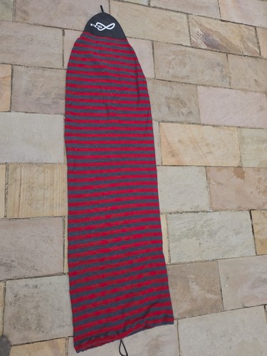 Surfboard sock cover 6ft - surfboard, red
