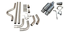 CAT BACK EXHAUST SYSTEM EXHAUST BACK BOX & PIPE WORK FITS SEAT LEON MK2