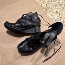 Trippen leather wedge pumps