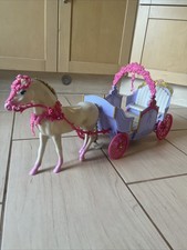 Barbie 12 Dancing Princesses Extendable Carriage And Horse Early 2000s