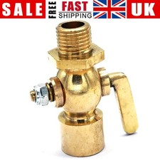NEW 1/4" BSP Brass Fuel Tap