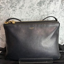 Celine Trio Black Leather