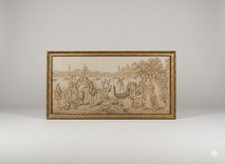 Framed Antique French Tapestry