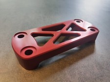 Honda CR125 CR 125 Handlebar Top Clamp Brace RED 100mm For Standard bars