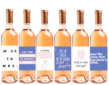 Engagement Gift Wine Bottle