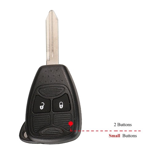Button key shell with uncut - with,