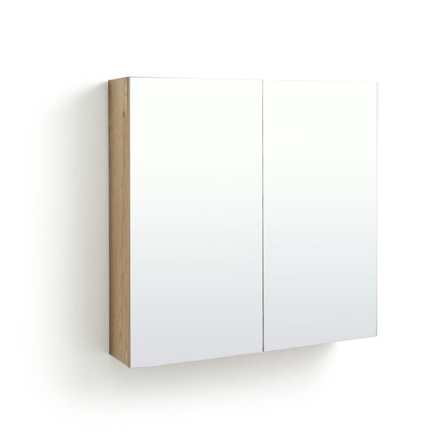Mirrored bathroom cabinet - bathroom,