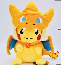 Pokemon Original Pikachu Poncho Charizard Plush, New with tags.. 20 CM💎