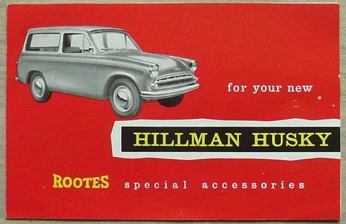Hillman husky car accessories - husky,