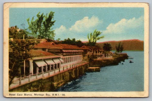 Postcard hotel casa blanca - postcard,