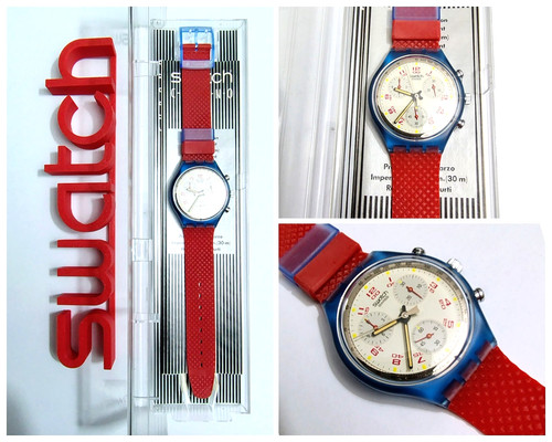 Swatch chrono scn103 jfk 1992 - chrono,