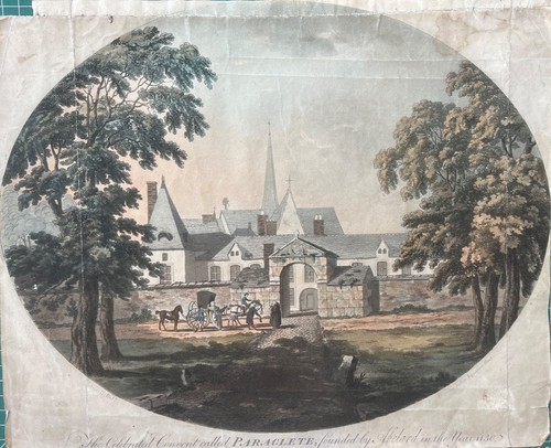 1795 antique print - abbey, of