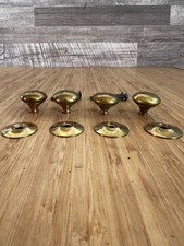 Vintage Brass Cabinet Knob Drawer Handle Pull Plate Old Cupboard ,diameter-2,5cm