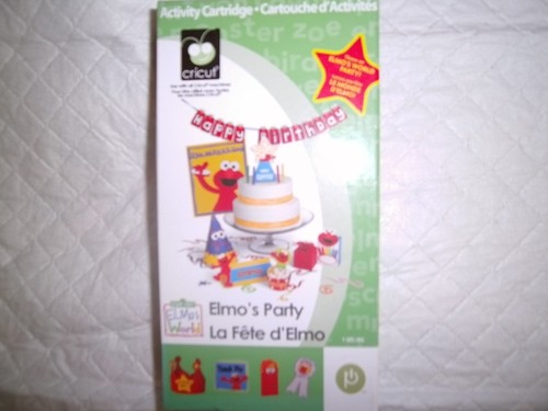 Cricut elmos party die - cricut,
