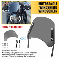 Motorcycle Clip On Windshield