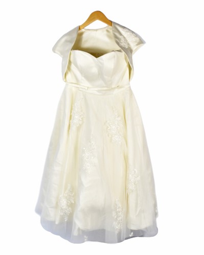 Wedding dress strapless - dress,