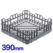 SQUARE OPEN GLASS RACK CUP BASKET 390mm X 390mm x 150mm DISHWASHER GLASSWASHER