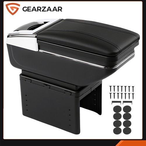 Car armrest storage box - car, double