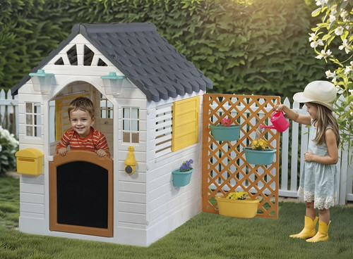 Childrens garden playhouse - playhouse, w/