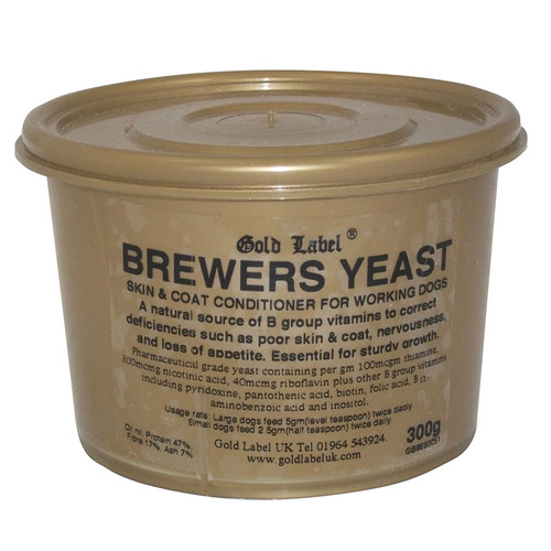 Gold label canine - gold, brewers
