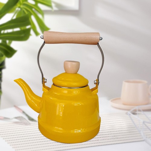 Enamel whistling kettle - enamel,